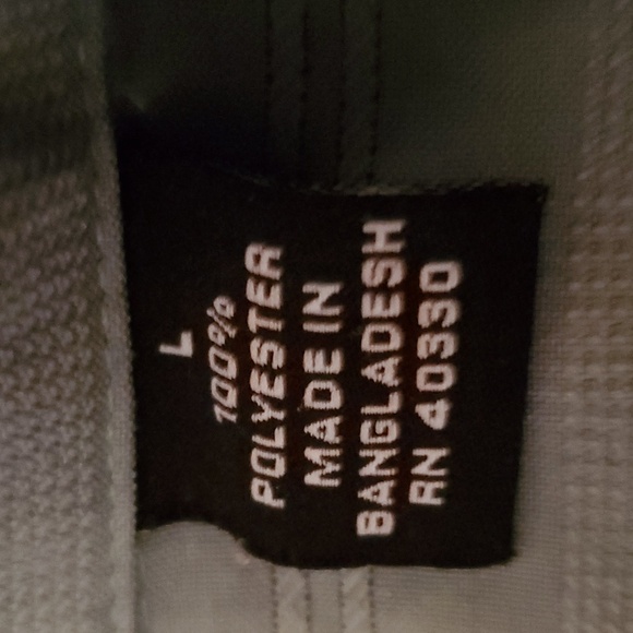 Haggar Luxury Microfiber Men's Green Plaid Button Down Short Sleeve Shirt- Large - Picture 7 of 7